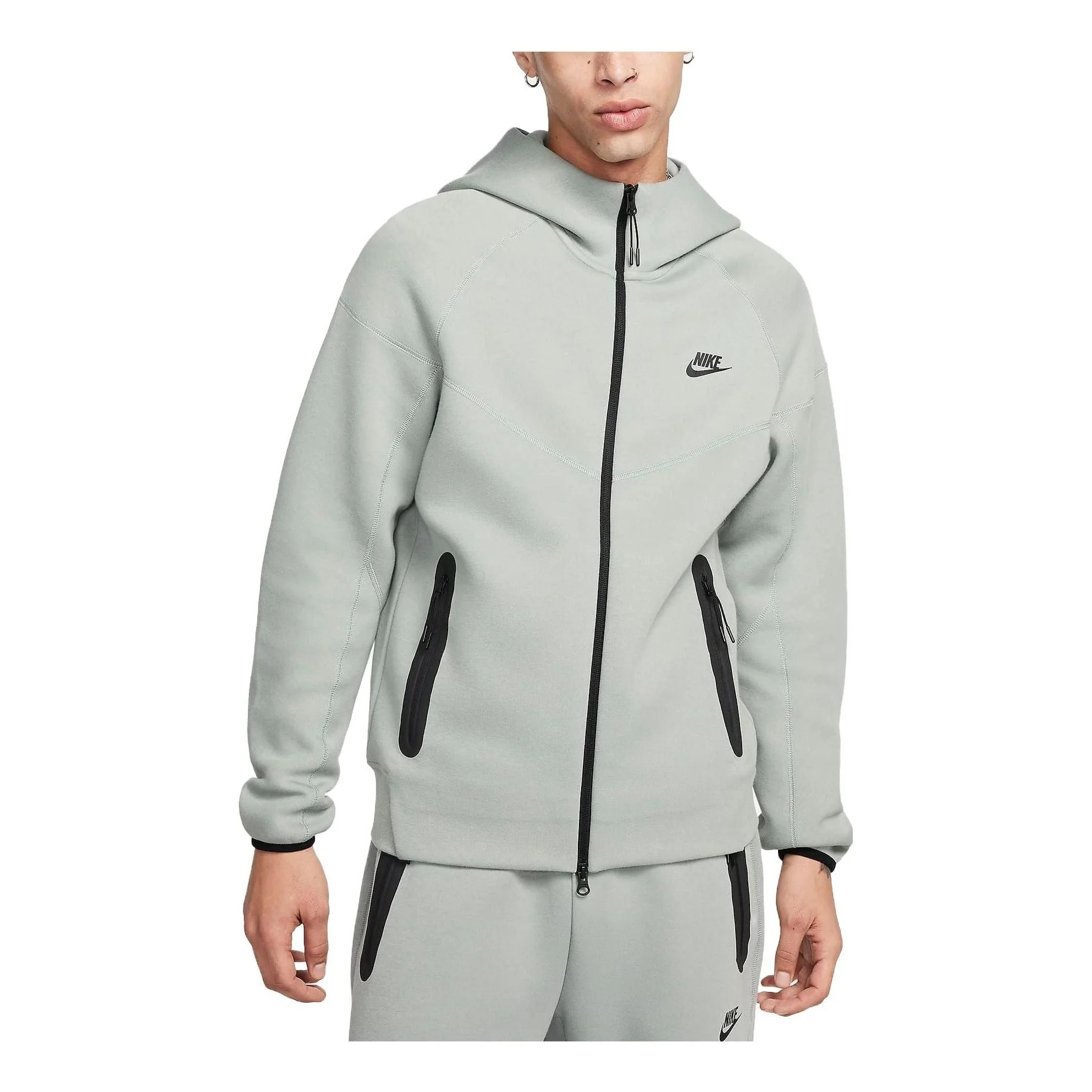 Nike Sportswear Tech Fleece Windrunner Hooded Jacket Asia Sizing 'Light Green' FB7922-330 - 1