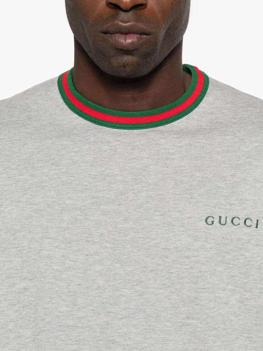Gucci Men Short Sleeve Cotton Jersey T-Shirt - 3
