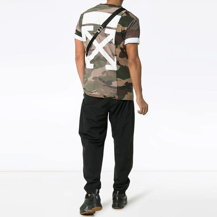 Off-White Camouflage Reconstructured Camo Short Sleeve OMAA056F181850429901 - 5