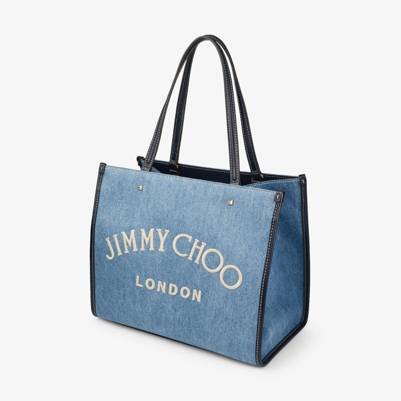 Varenne Tote Bag
Washed Denim Logo Tote Bag with Embroidered Logo 4