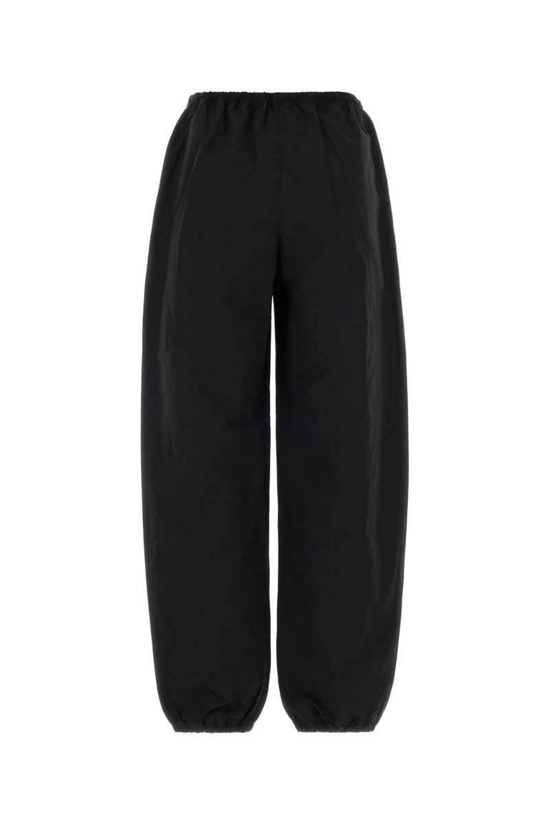 Alexander Wang Black Tech Jersey Joggers Exterior: Cotton Nylon Pantaloni outlook