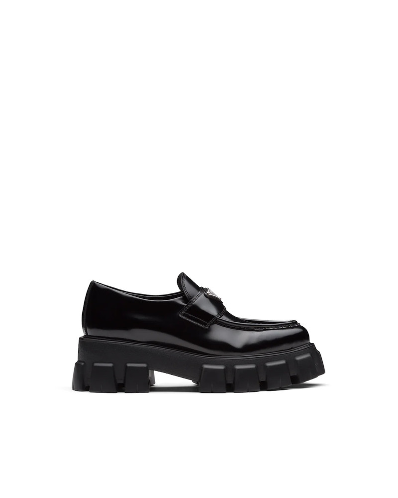 Monolith 포이 브러시 가죽 loafers - 1