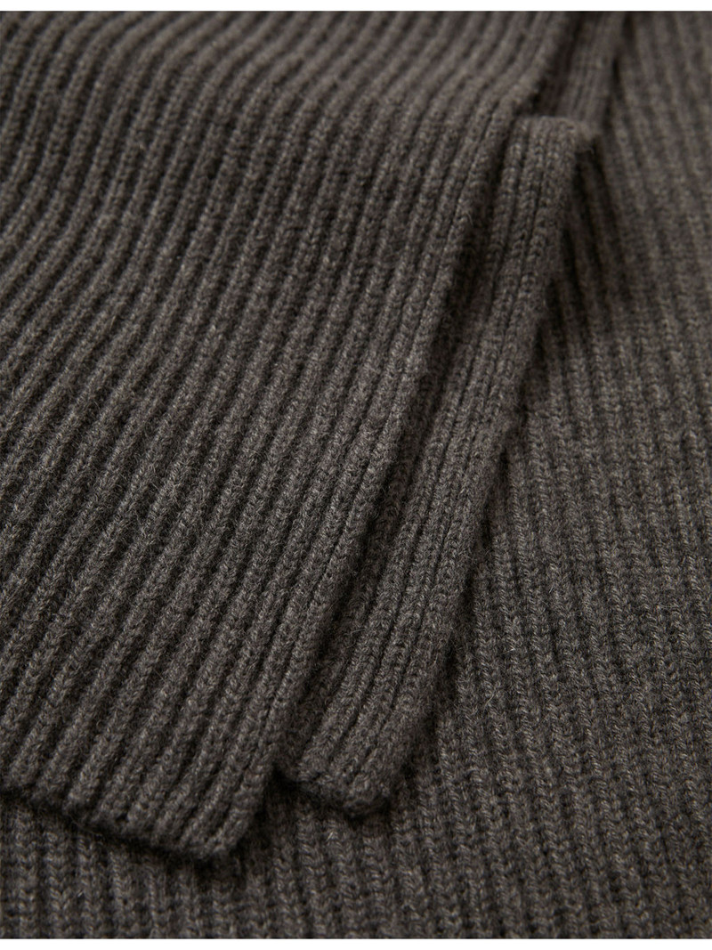 JOSEPH Ribbed Knitted Wool-Blend Scarf outlook