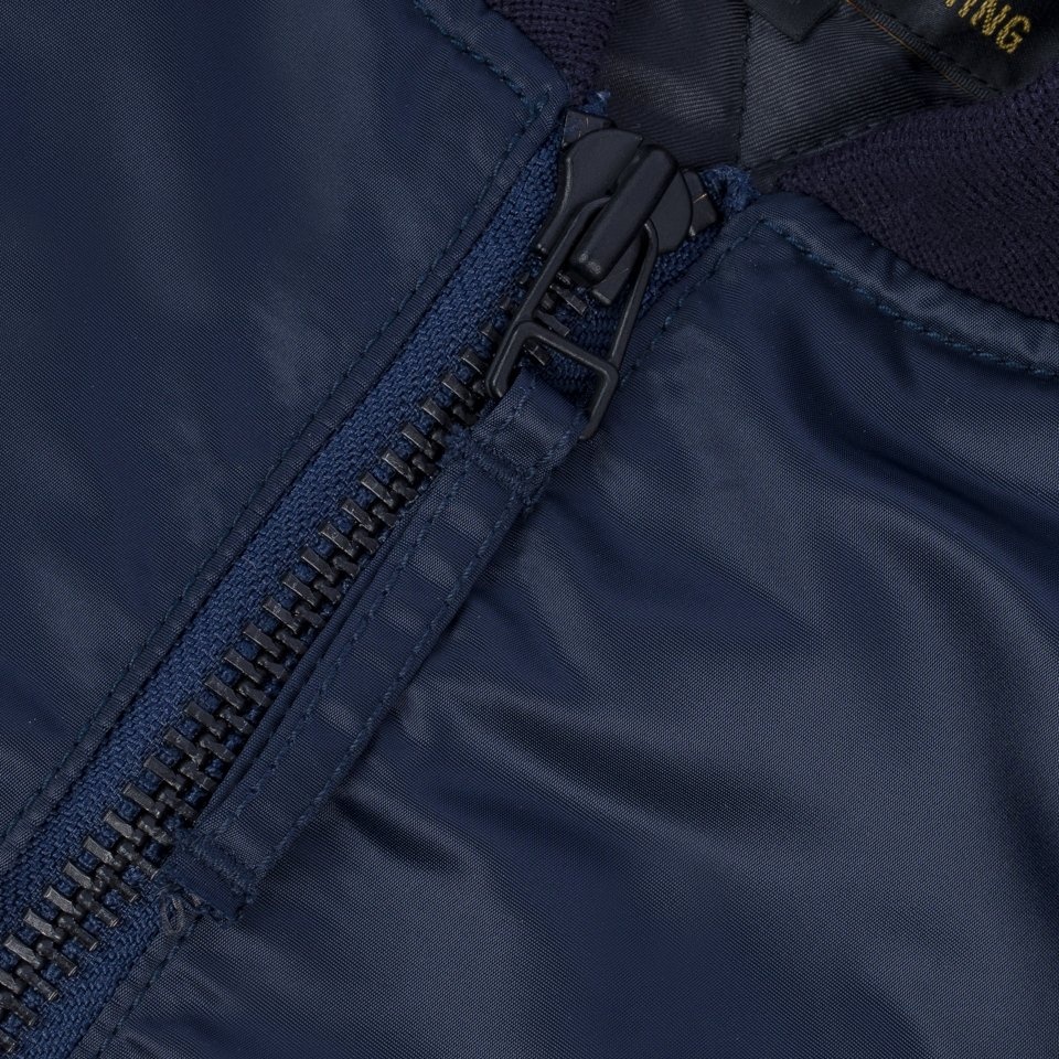 IHM-43-NAV Nylon Type L-2B Flight Jacket - Navy Blue - 11