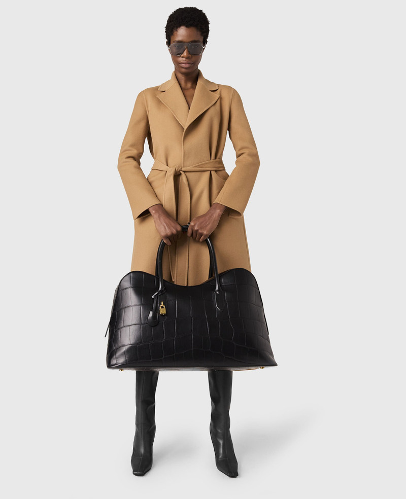Ryder Crocodile-Embossed Weekender Bag 2