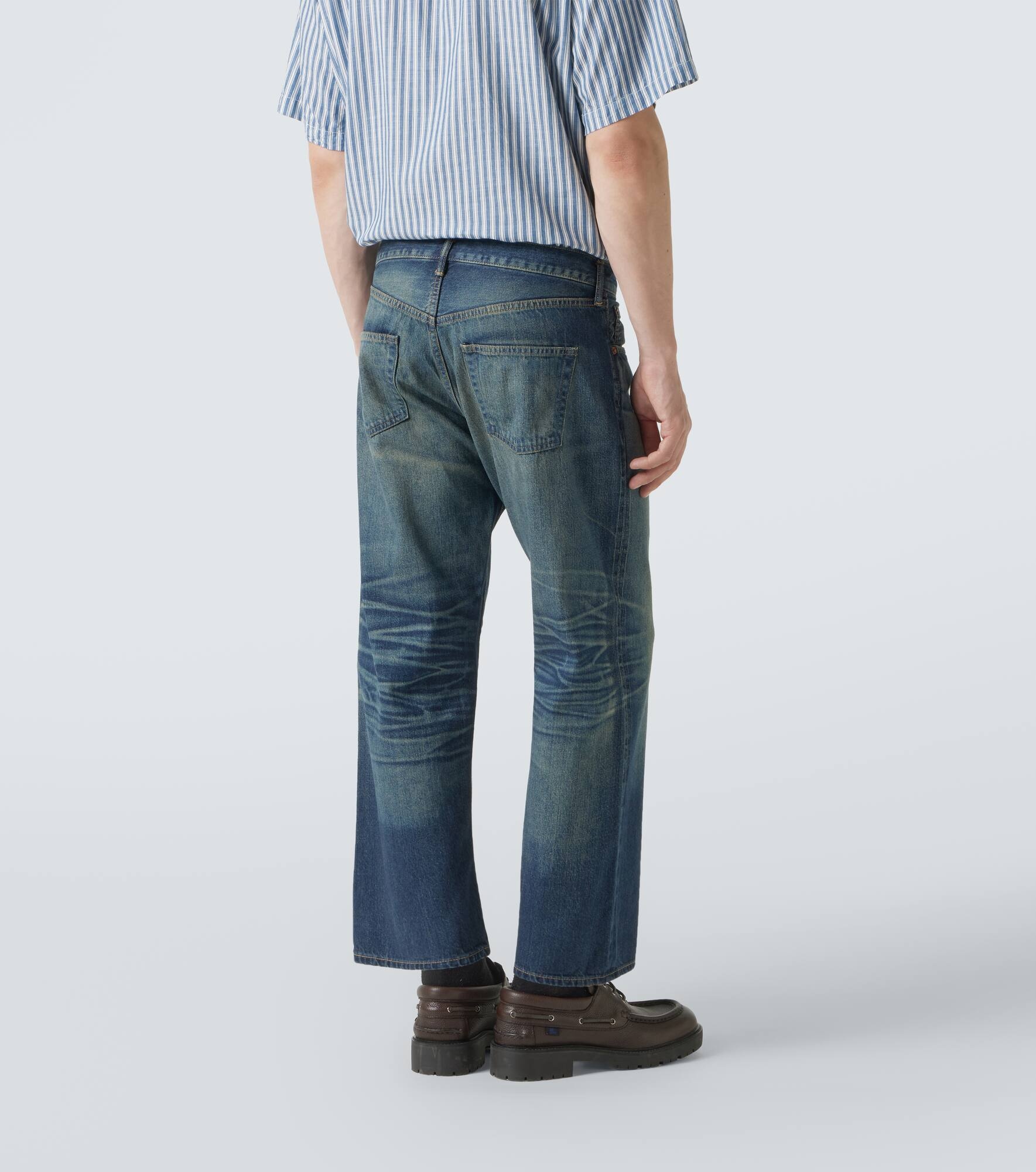 Faded straight jeans - 4