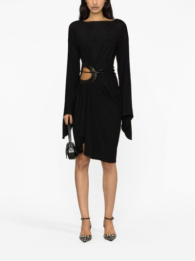 TOM FORD cut-out belted midi dress outlook