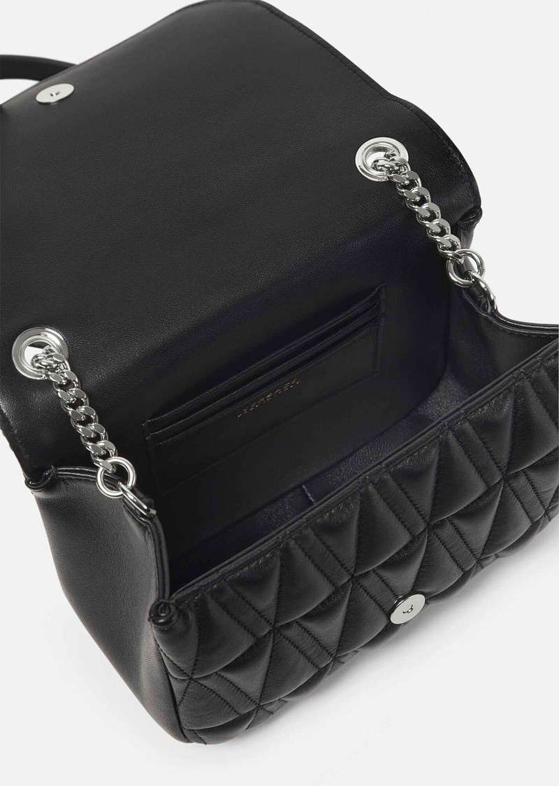 Virtus Quilted Nappa Leather Evening Bag 5