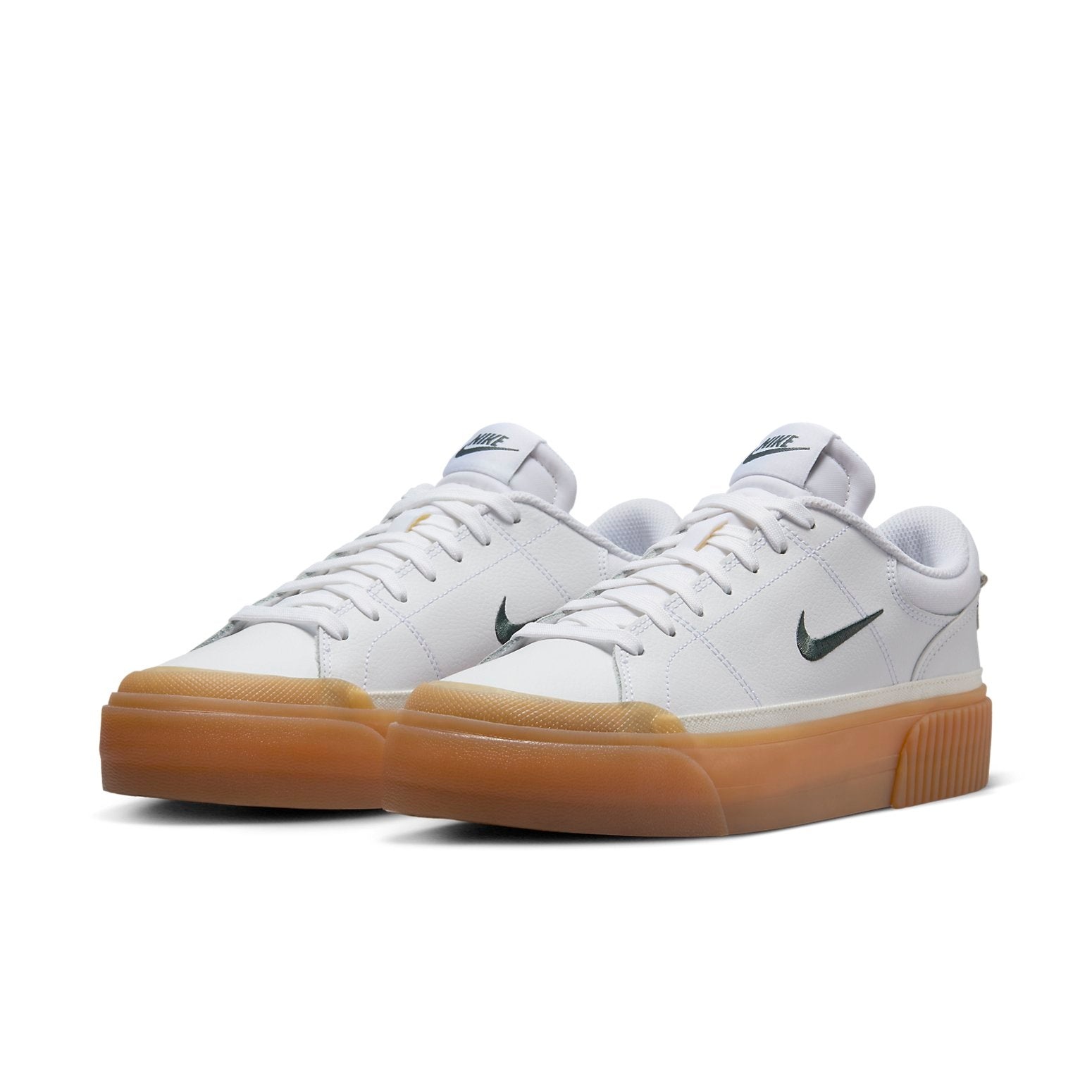 (WMNS) Nike Court Legacy Lift 'White Vintage Green Gum' FV5526-100 - 3