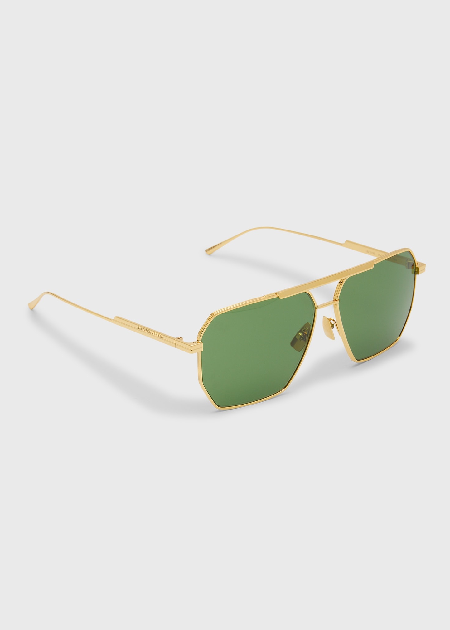 Metal Aviator Sunglasses - 1