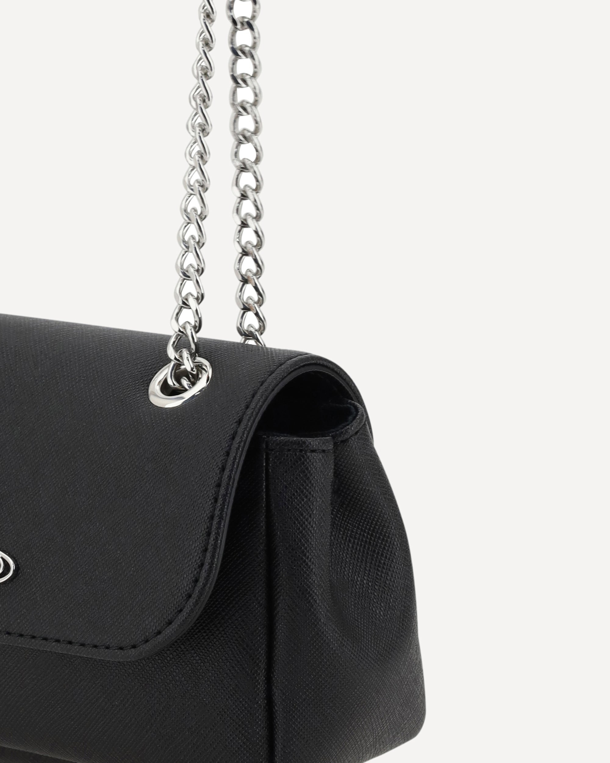 Shoulder Bag with Orb plaque - 4
