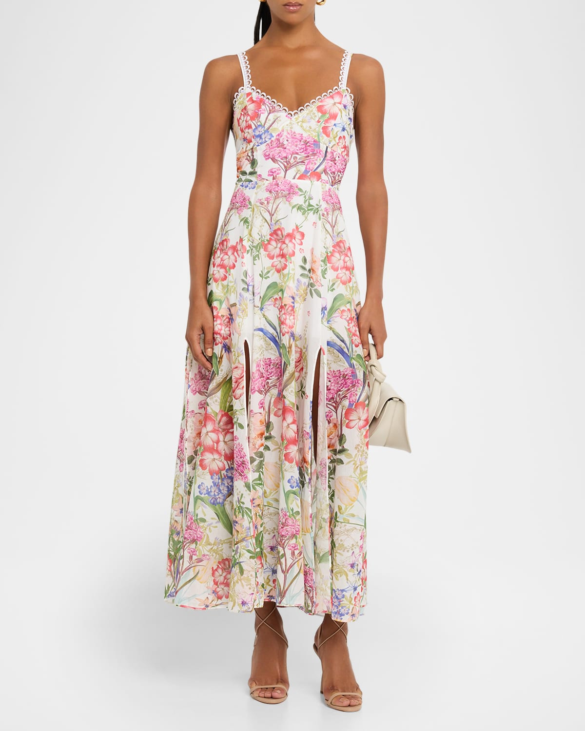Iraso Floral Cotton Voile Maxi Dress - 4