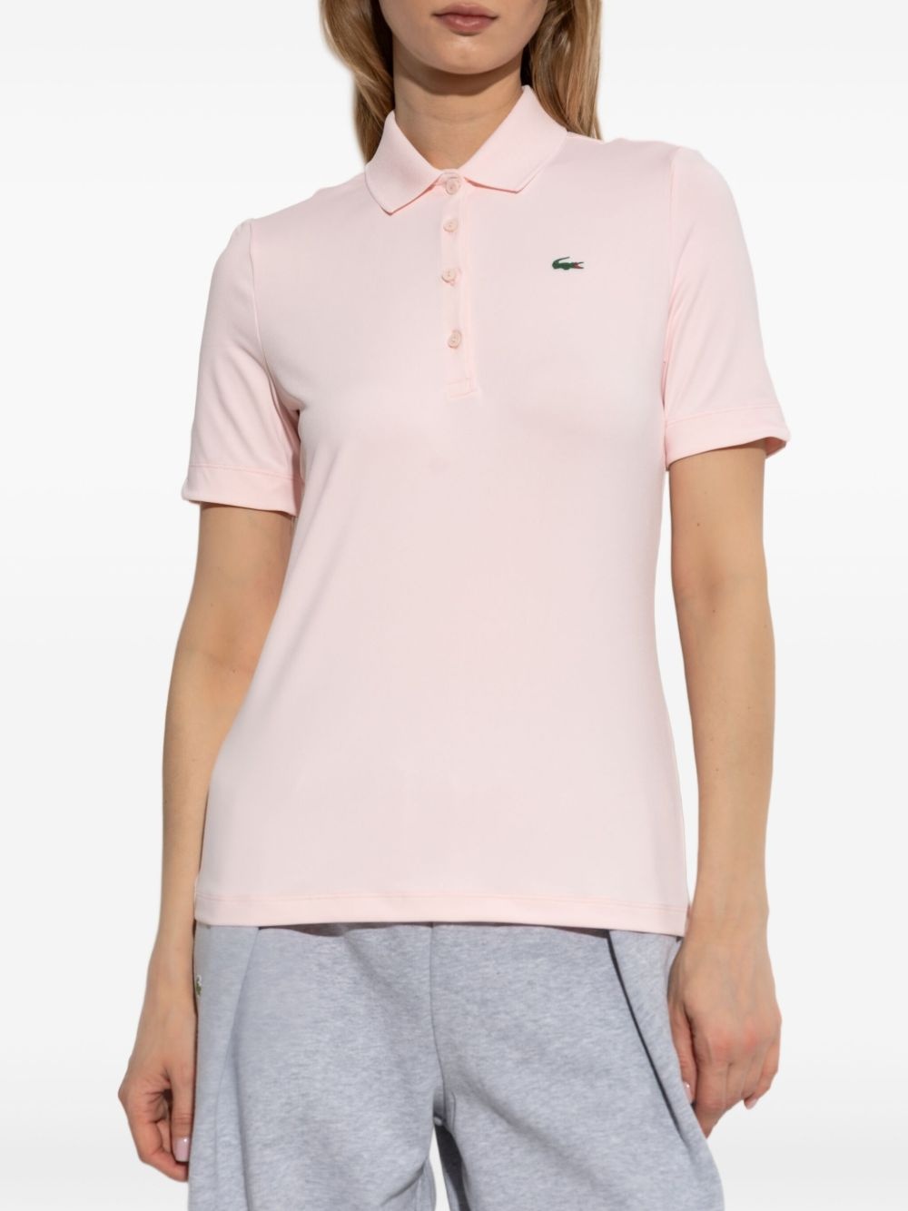 logo-patch polo top - 3