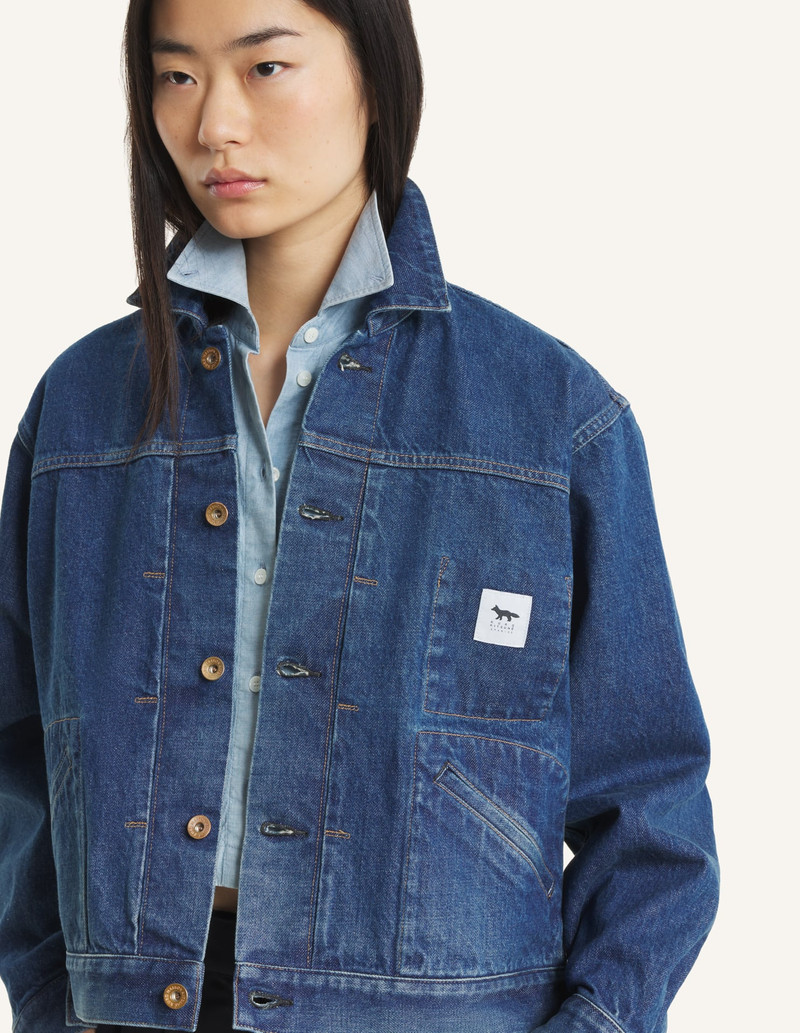 MAISON KITSUNE x KURO SELVEDGE VOYAGE DENIM JACKET 11