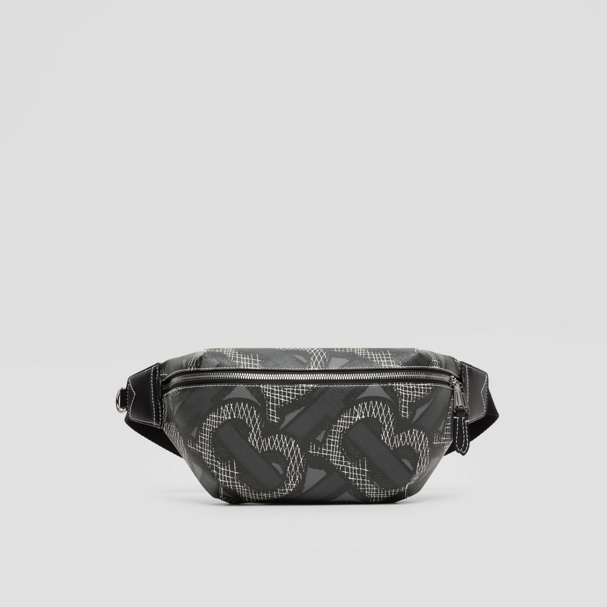 Monogram Print E-canvas Sonny Bum Bag - 1