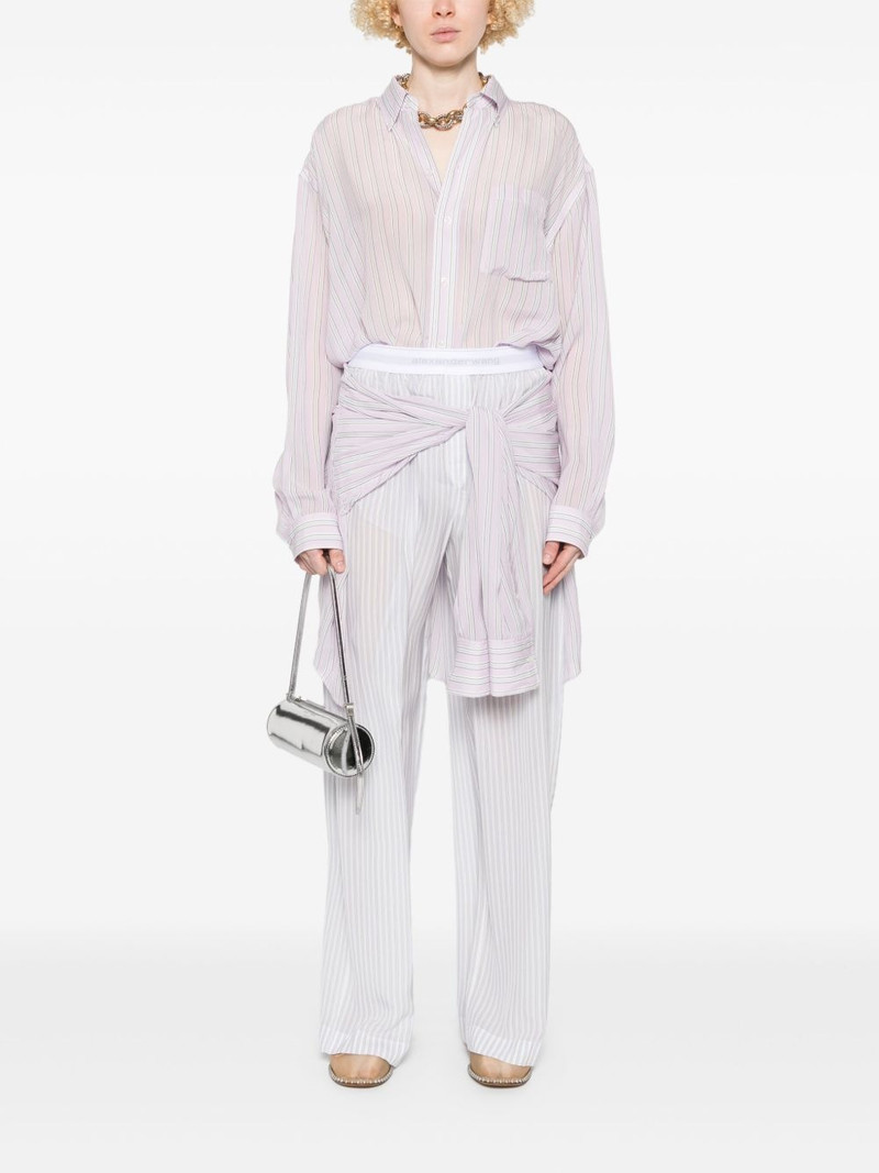 Alexander Wang striped shirt outlook
