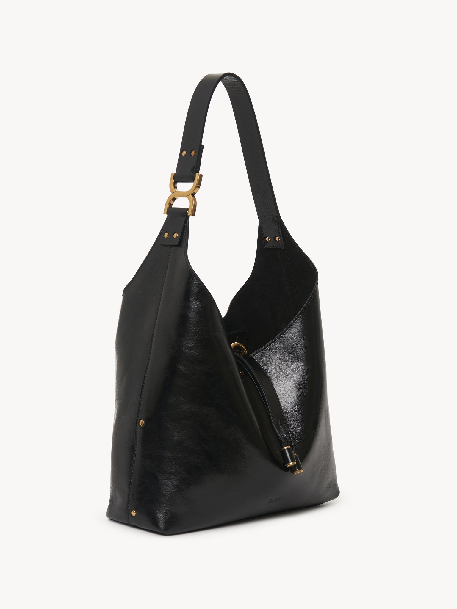 SMALL MARCIE HOBO BAG IN SOFT LEATHER - 3