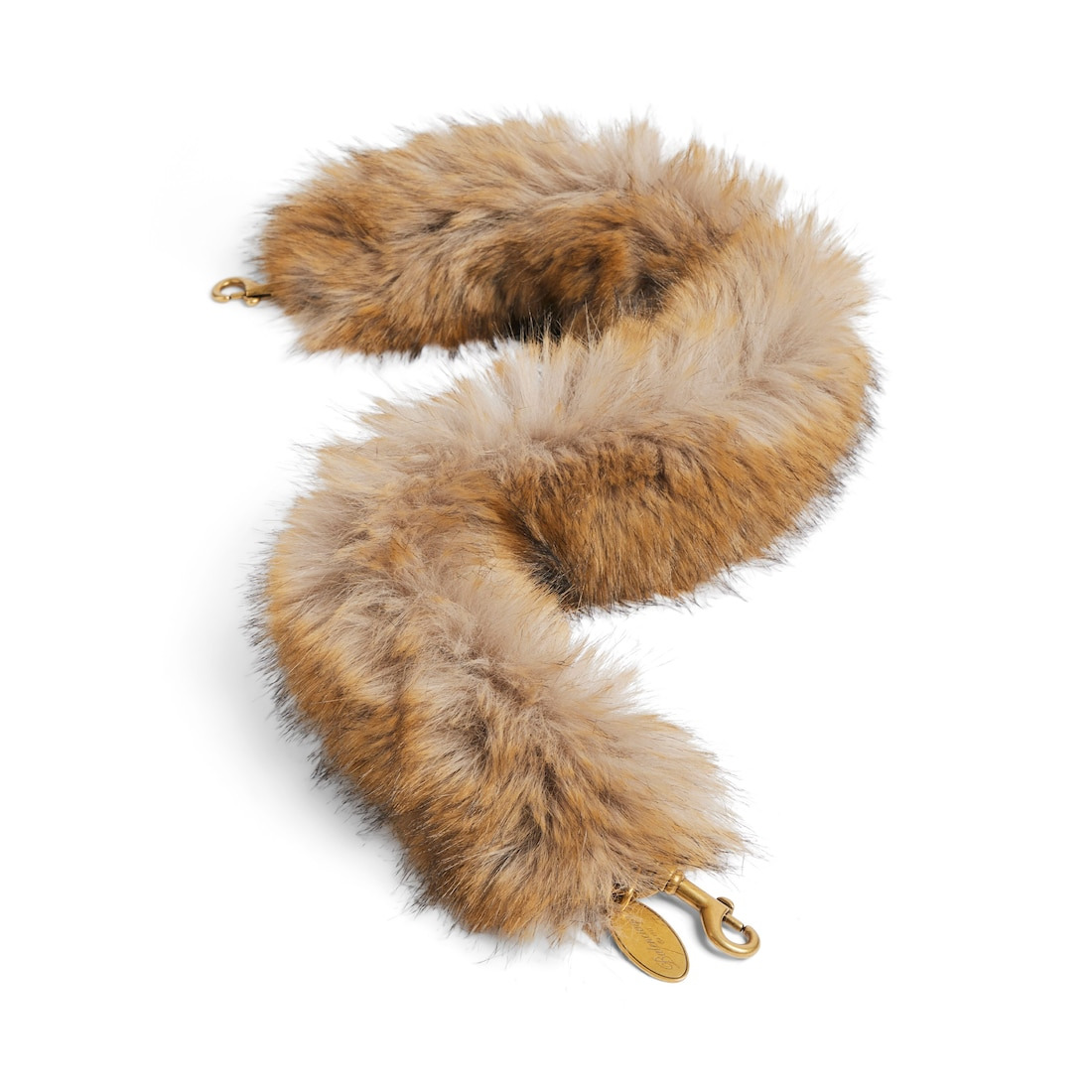 Women's Animal-free Fur Strap in Cream - 2
