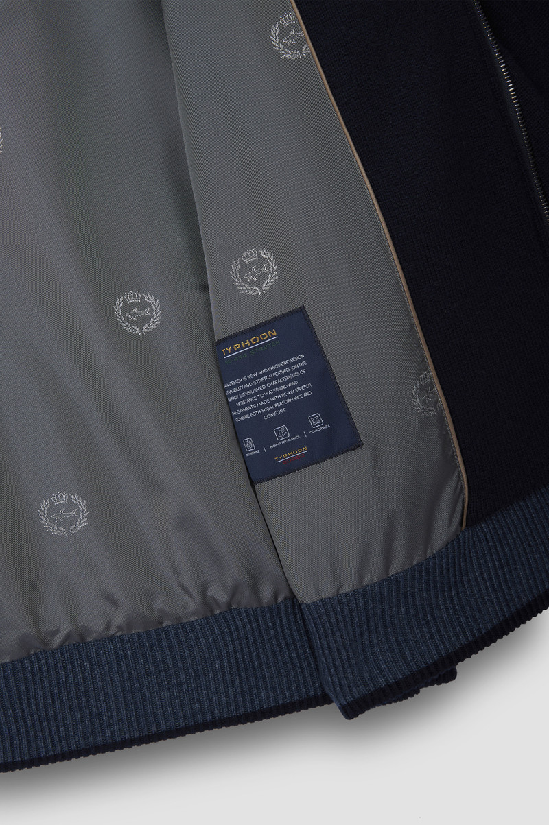 HYBRID JACKET IN WOOL AND CASHMERE WITH SUEDE AND TYPHOON® RE-4X4 STRETCH DETAILS 7