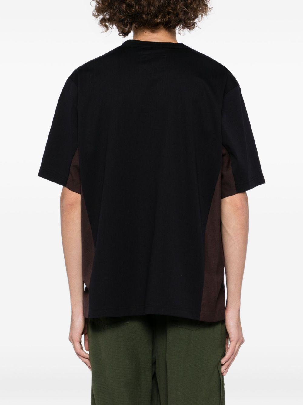 panelled T-shirt - 3