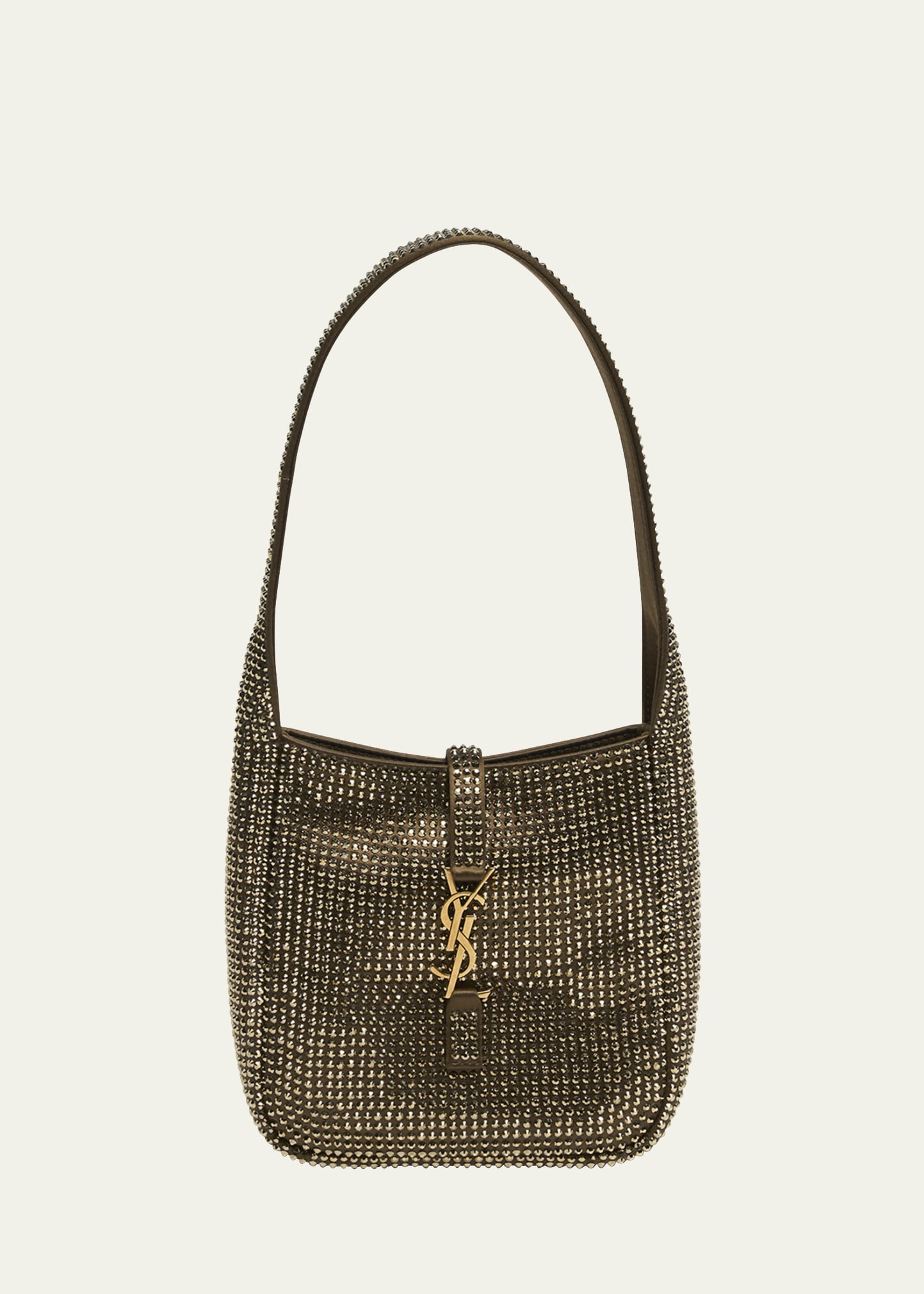 Le 5 A 7 YSL Hobo Bag in Rhinestone Satin - 1