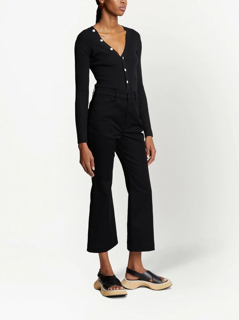 cropped flared trousers 3