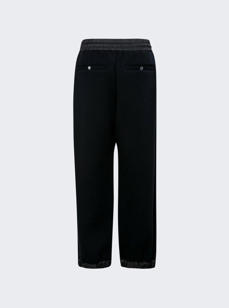 sacai Sponge Sweatpants Black outlook
