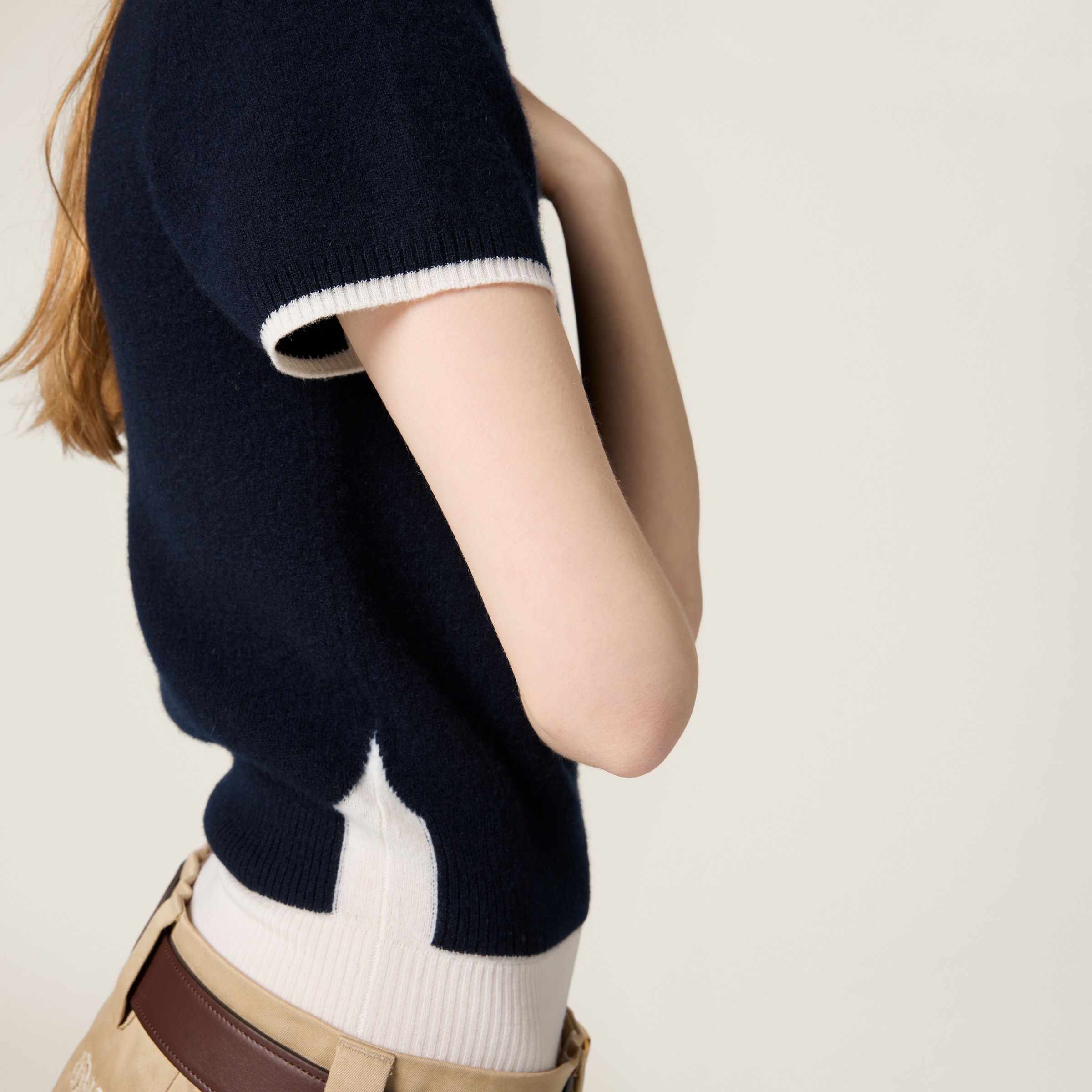 Cashmere and wool crew-neck sweater - 5