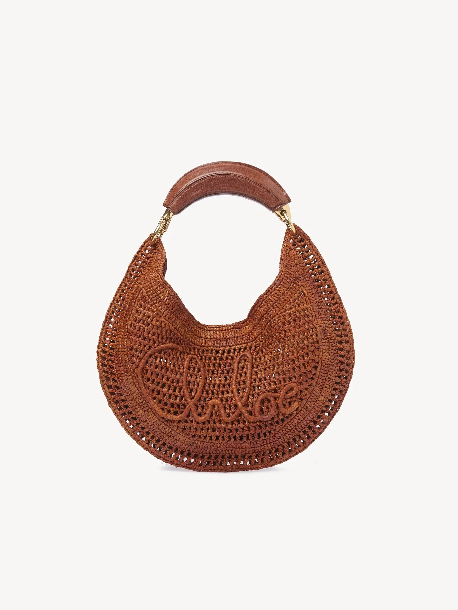 SUMMER BANANA HOBO BAG IN RAFFIA - 1