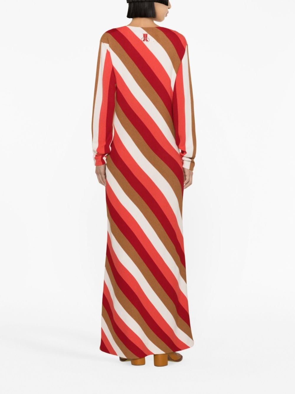 Swing striped knit maxi dress - 4