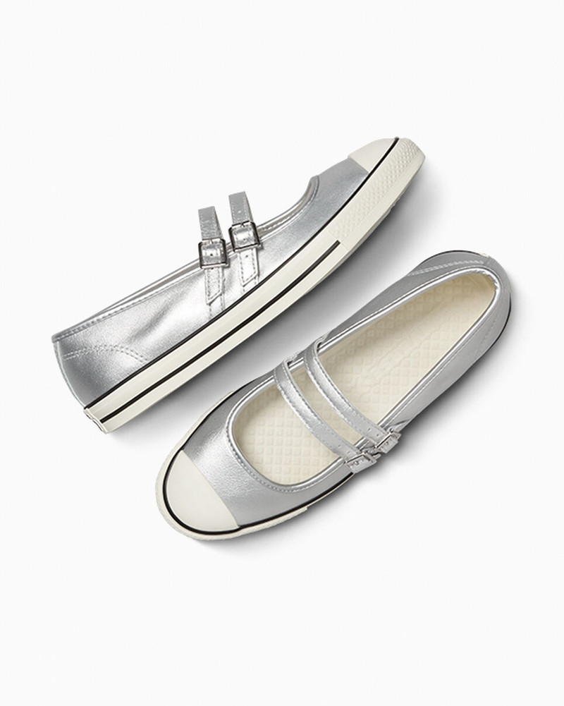 Chuck Taylor All Star Mary Jane Metallic Leather 5
