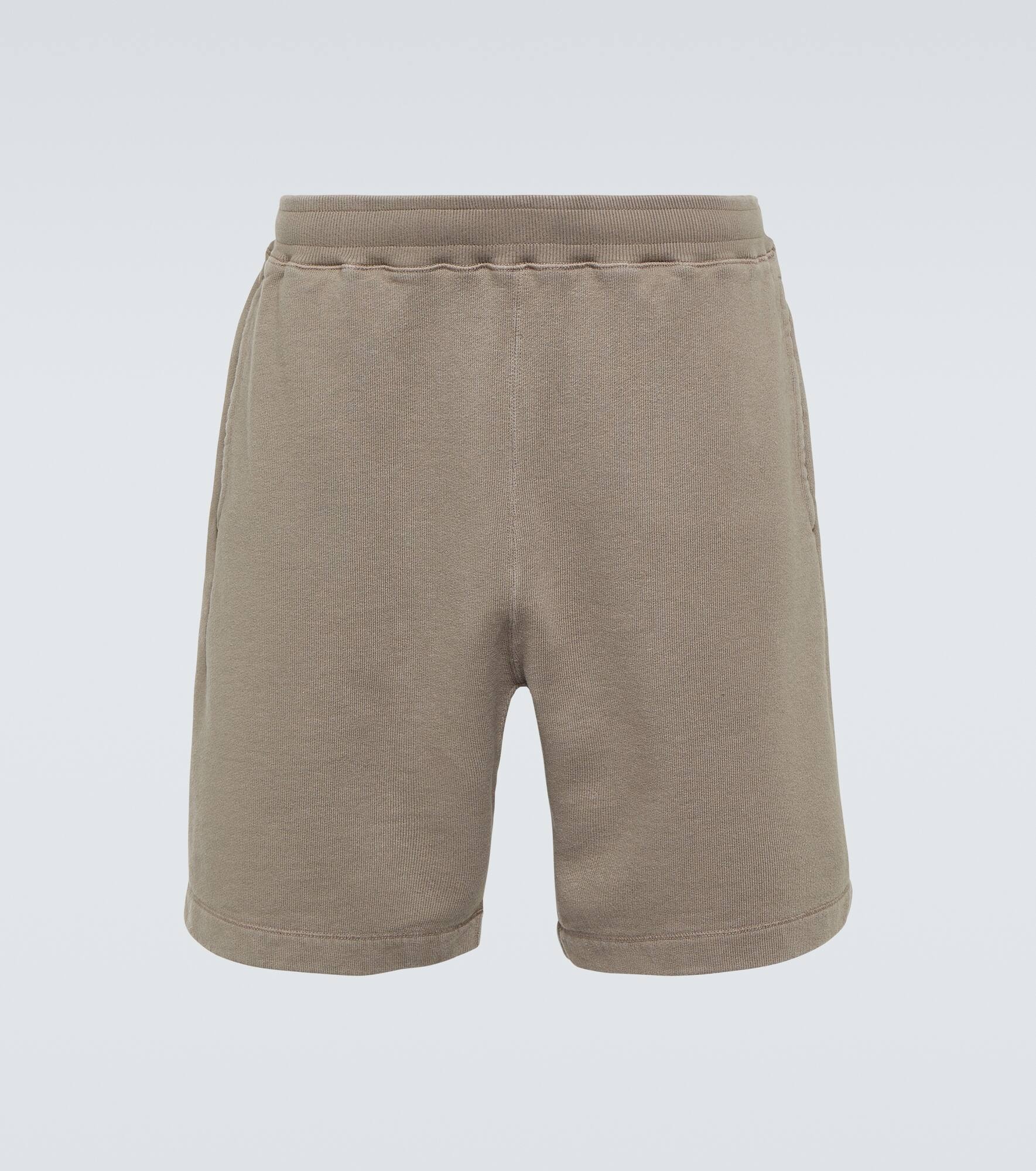 Cotton fleece shorts - 1