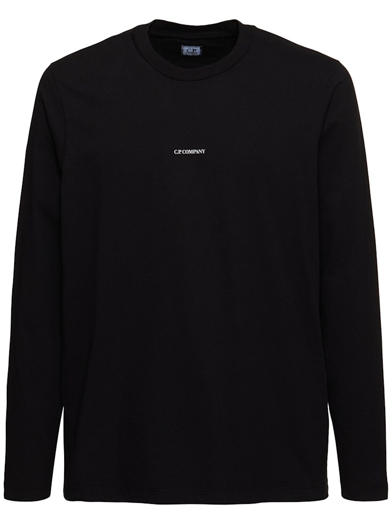 Brushed jersey long sleeve  t-shirt - 1