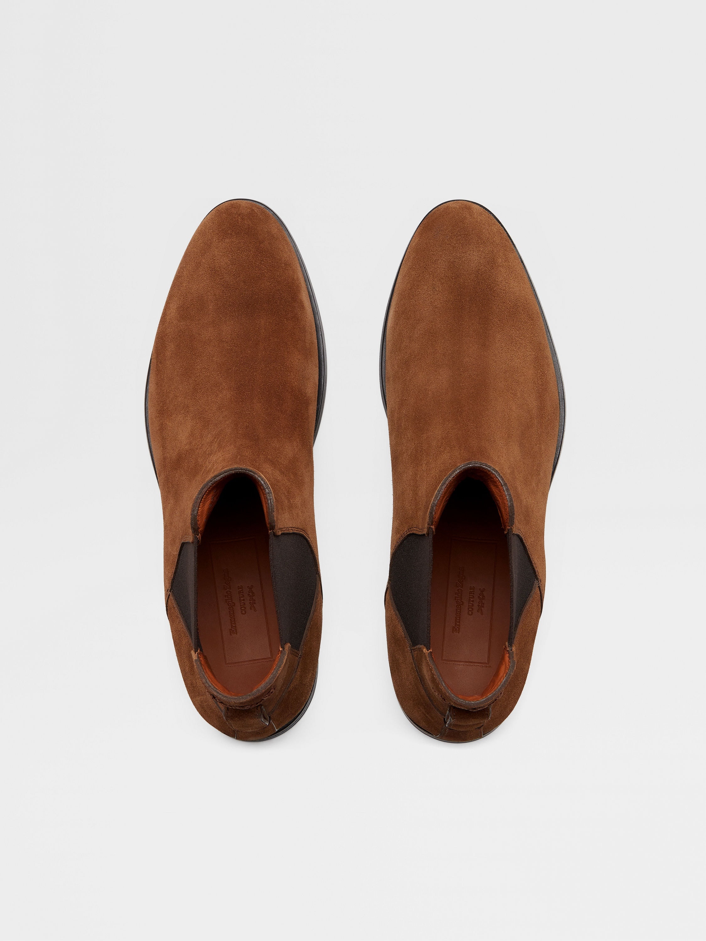 CIGAR SUEDE VIENNA BLAKE CHELSEA BOOTS - 5