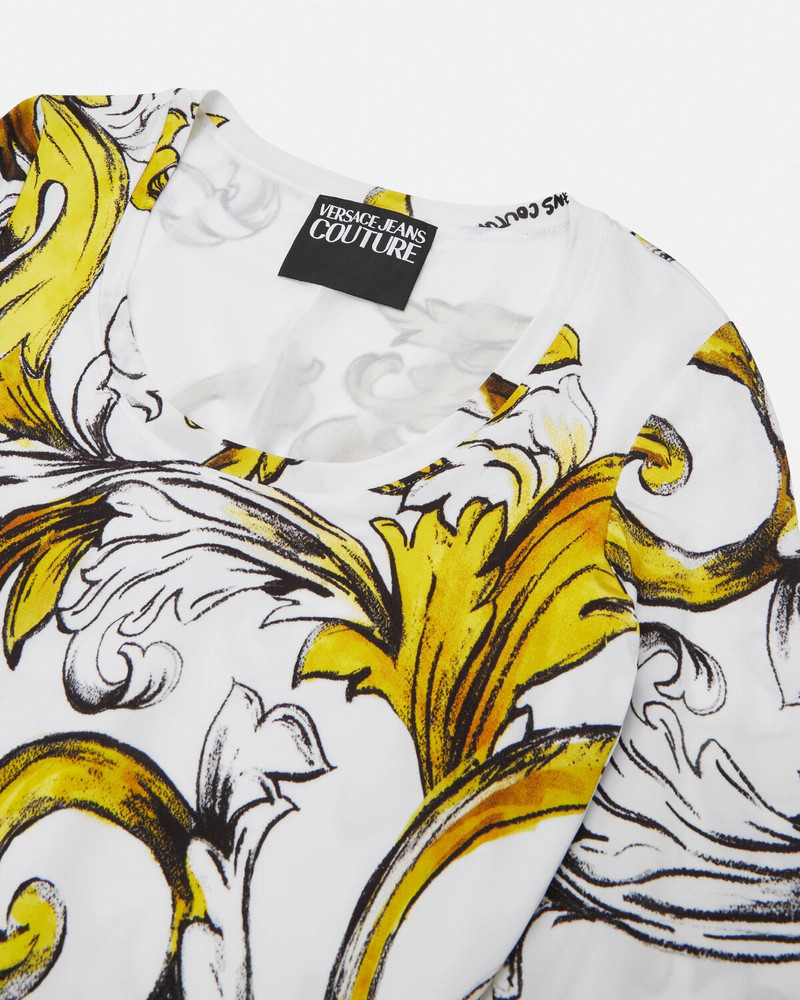 VERSACE JEANS COUTURE Outline Barocco Midi Dress outlook