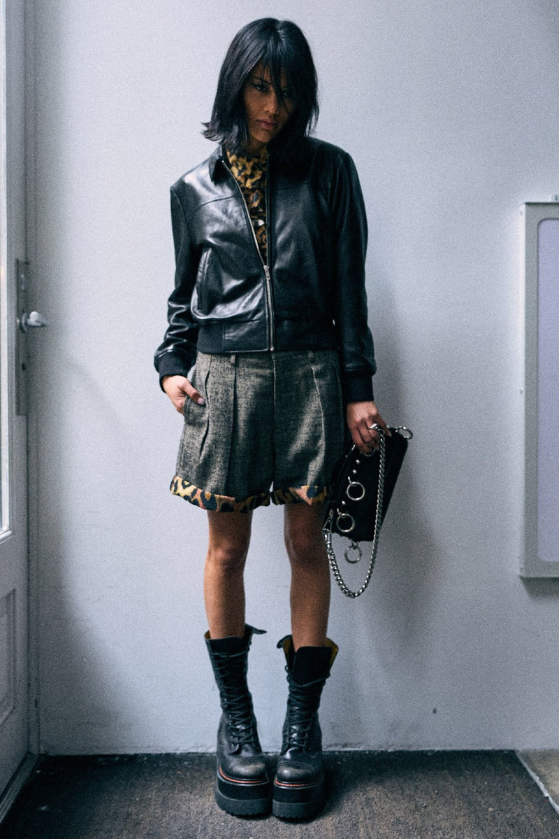 Rolled Up Pleated Short 1