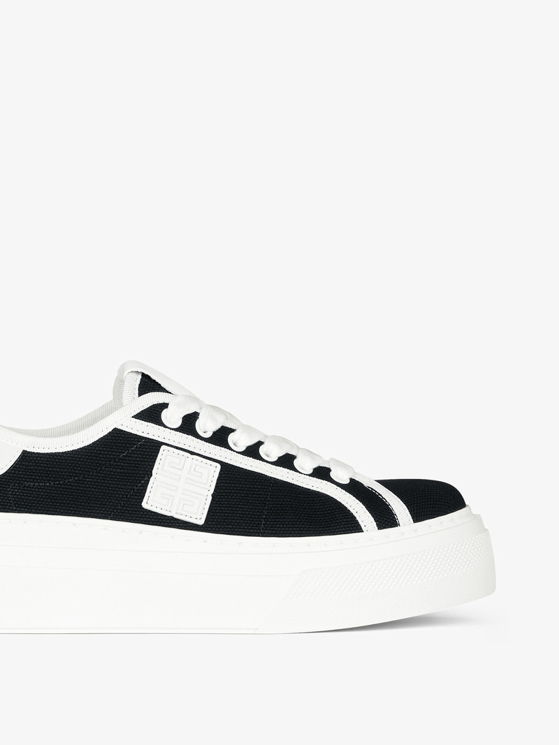 CITY PLATFORM SNEAKERS IN CANVAS 6