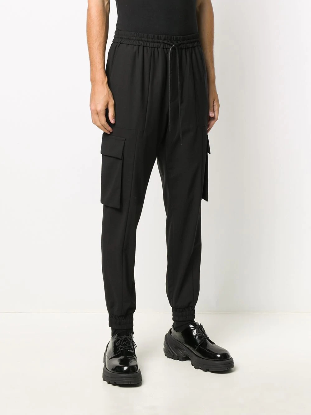 slim-fit track trousers  - 3