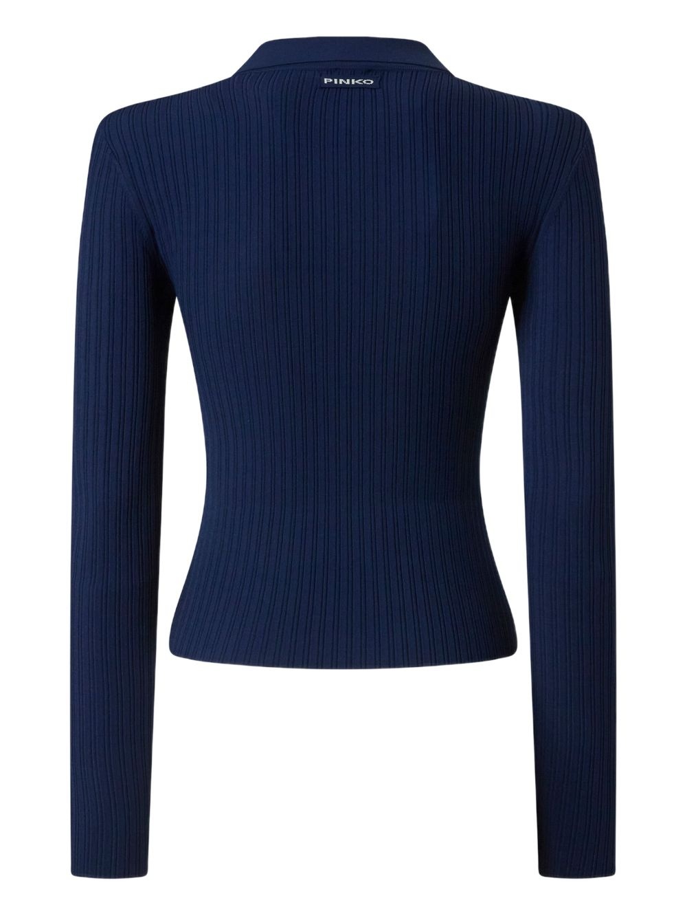 spread-collar cardigan - 2