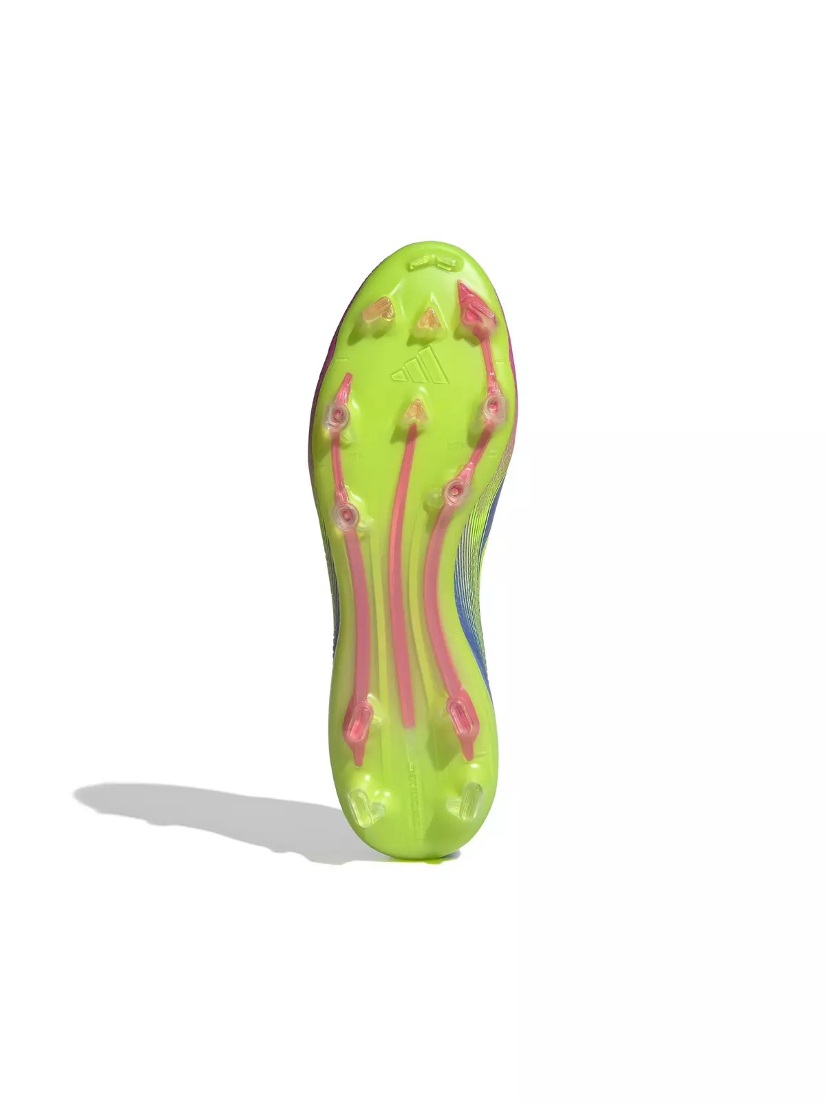 F50 Pro FG "Blue Fusion/Lucid Lemon/Lucid Pink" Unisex Soccer Cleat - 6