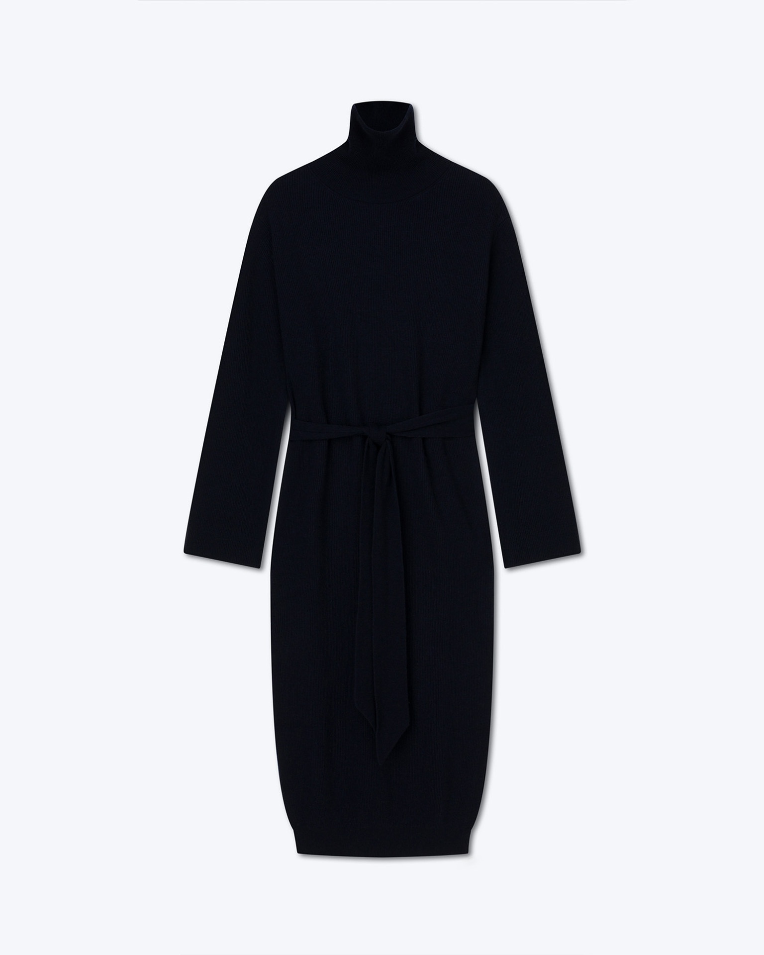 CANAAN - Cashmere-blend turtleneck dress - Navy - 1