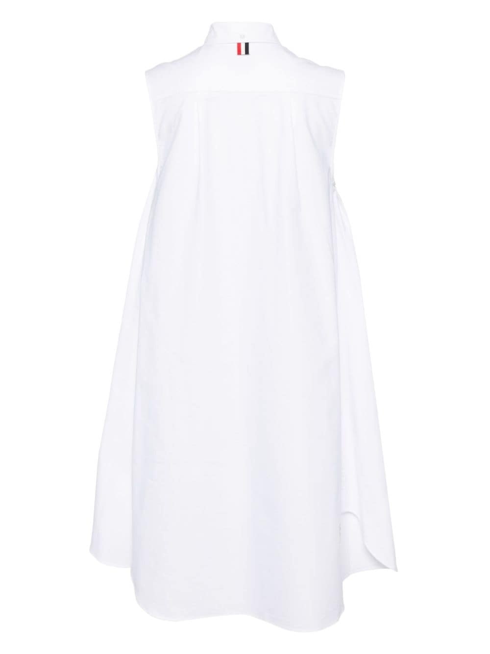 button-down collar day dress - 2
