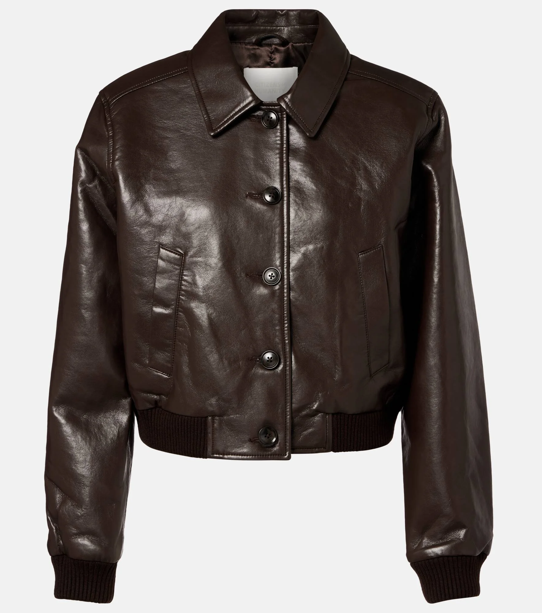 Lola leather bomber jacket - 1