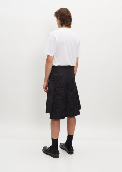 Comme des Garçons Homme Plus Nylon Jacquard Moire Shorts outlook