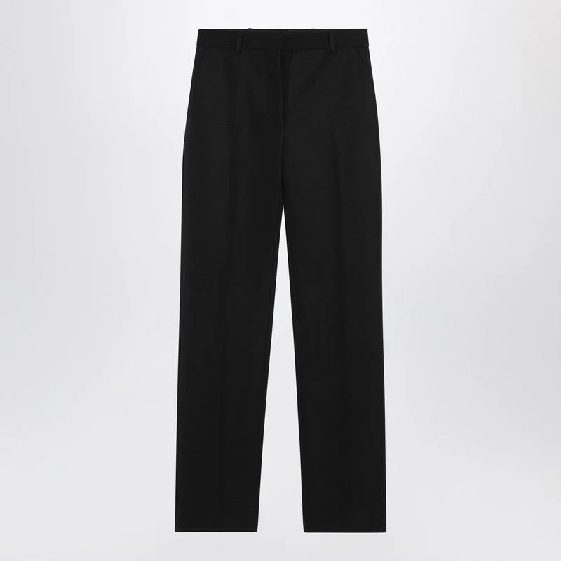 Jacquemus Black Wool Trousers Women - 1