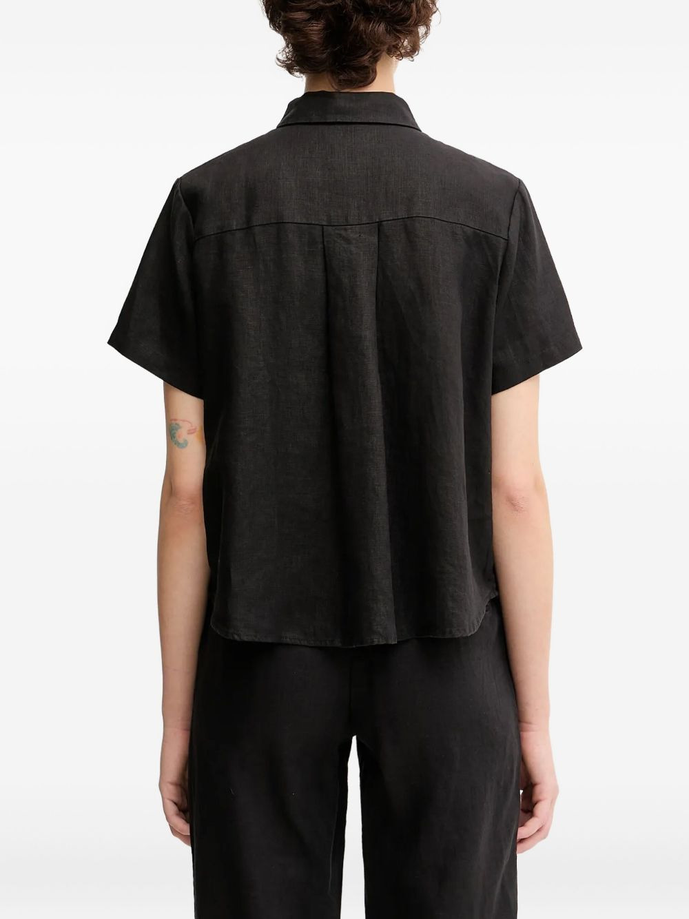 short-sleeved button-down shirt - 4