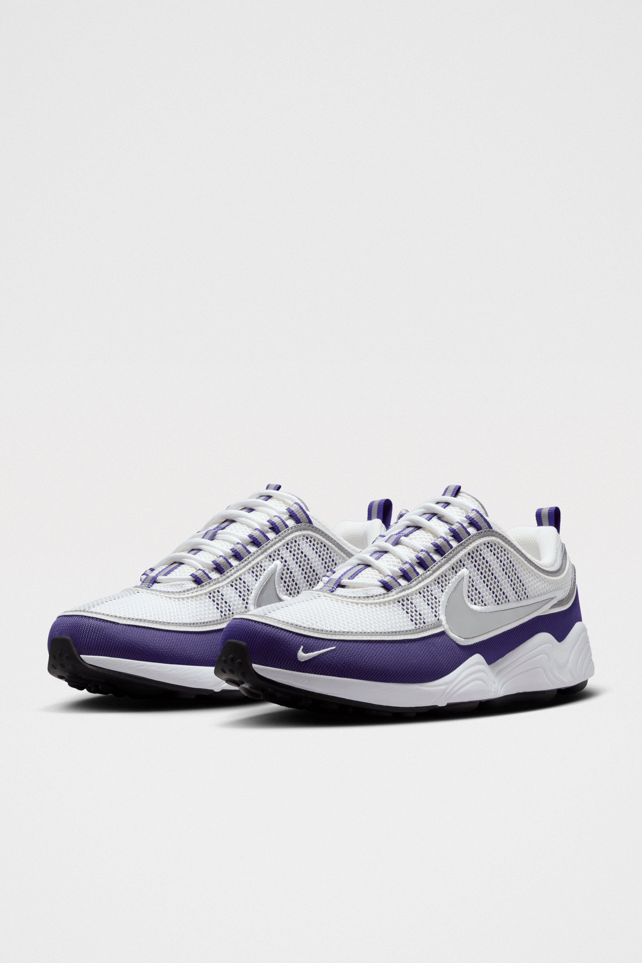 NIKE AIR ZOOM SPIRIDON SP WHITE / METALLIC SILVER - 4