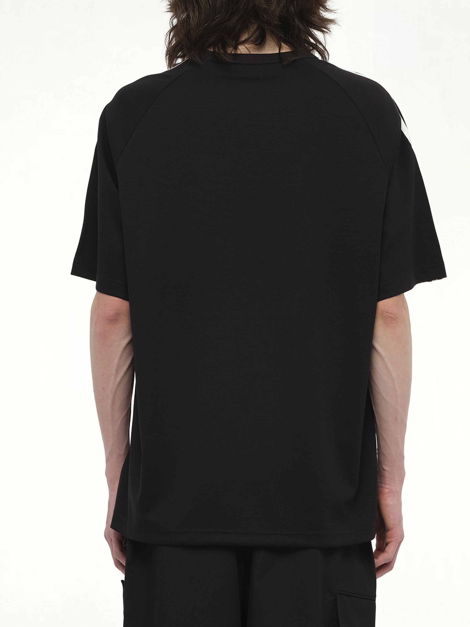 Short Sleeve T-Shirt 3-Stripes in Black - 6