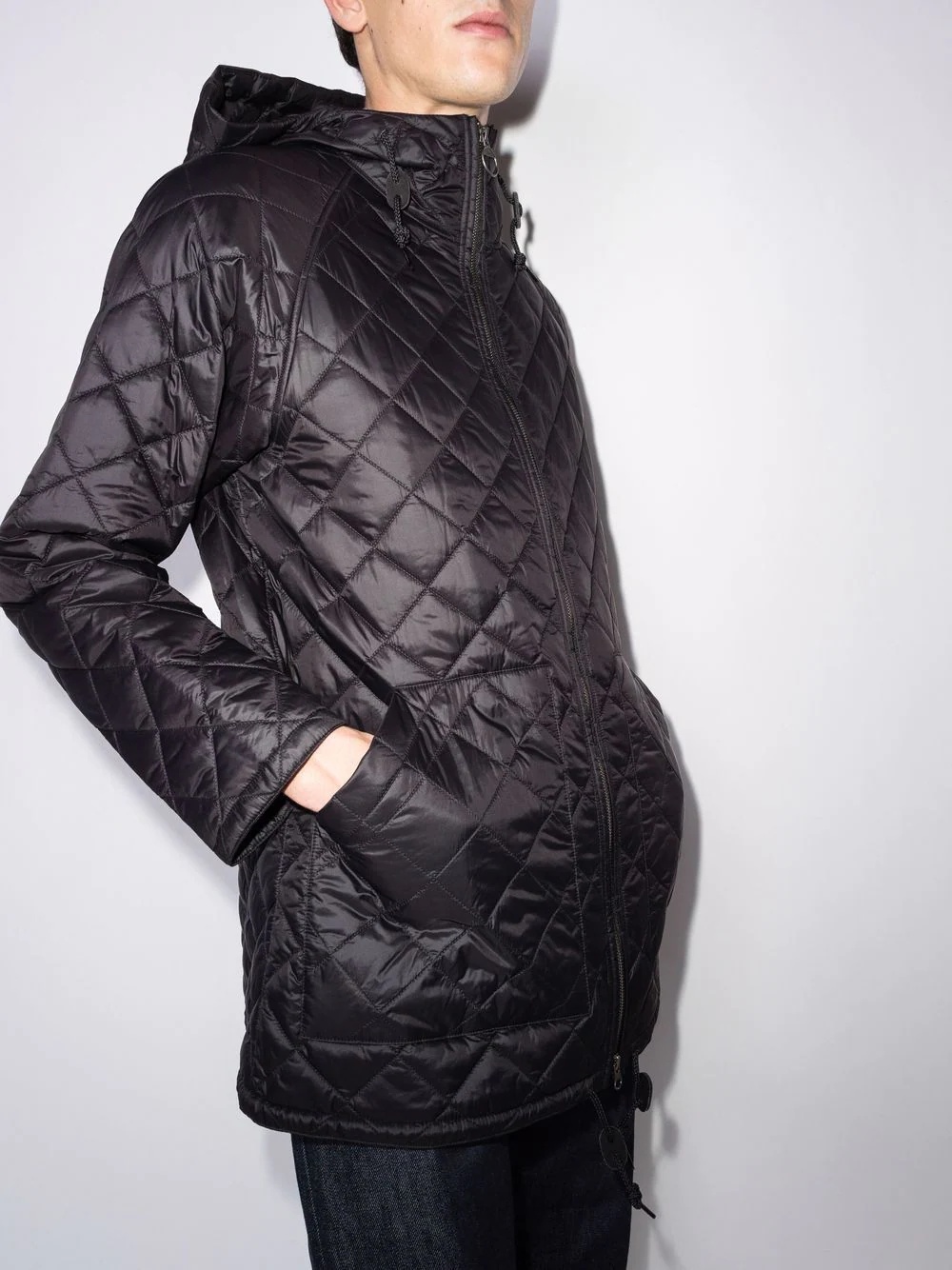 quilted hooded jacket - 2