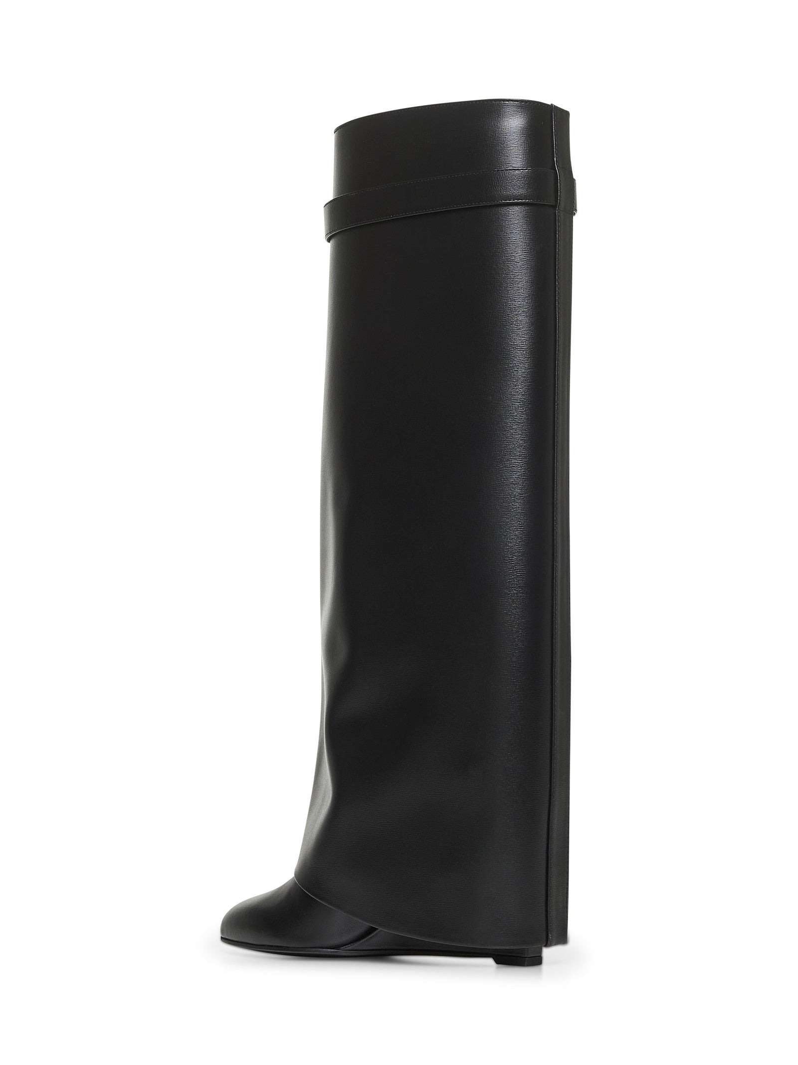 Black leather Shark Lock boots - 3